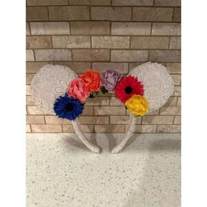 Disney Minnie Mickey Pixar Coco Floral Lace Ears